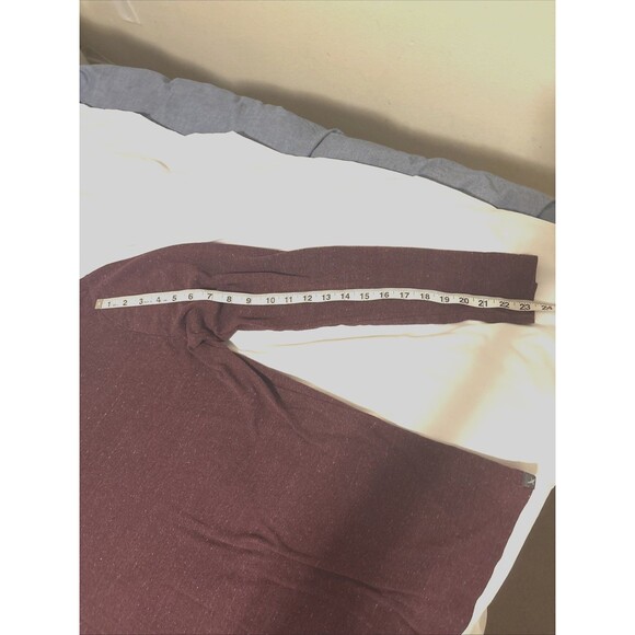 Women’s Eddie Bauer Long Sleeve V- Neck T Shirt In Maroon - Picture 4 of 8